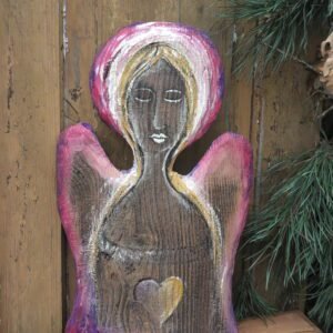 24 - Anioł na desce (Różowy)