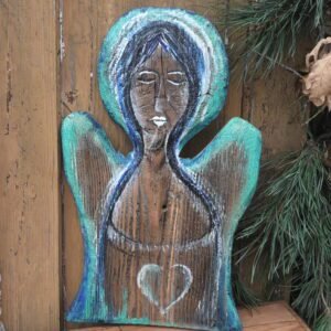 25 - Anioł na desce (Niebieski)