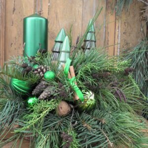 51 Stroik z świecą (zielony)