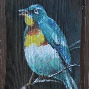 57 - Obraz Na Desce (Ptaki)